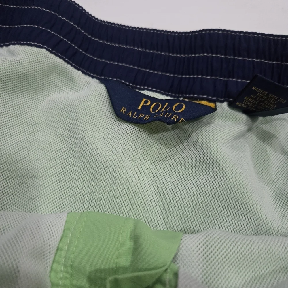 Green Polo Ralph Lauren Swim Shorts Sz.L